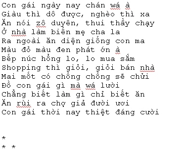 Những câu thơ chế hài hước hay nhất | Thơ chế vui nhộn