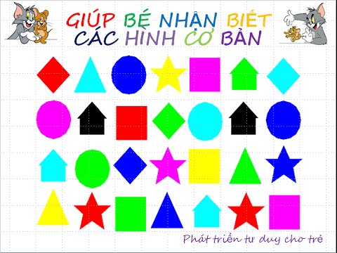 DẠY BÉ NHẬN BIẾT VỀ HÌNH KHỐI