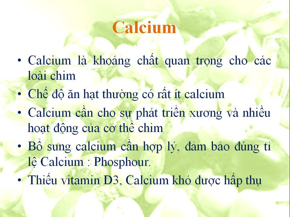 calcium